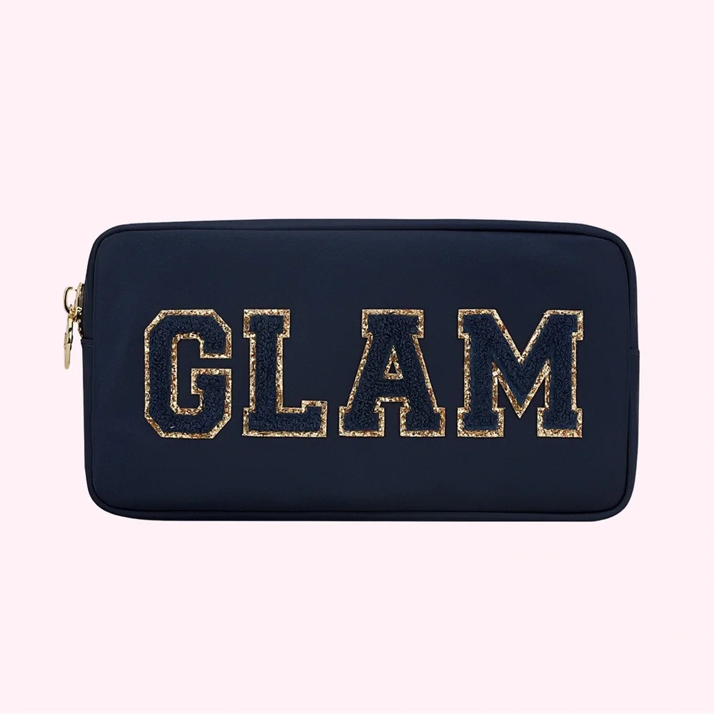 Stoney Clover Lane Glam Small Pouch - Sapphire (pre patched) - Picture 13 of 16
